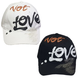 Καπέλο Τζόκεϊ Ζωγραφιστό Not Love